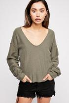 Now Or Never Cashmere V-neck Sweater By Free People